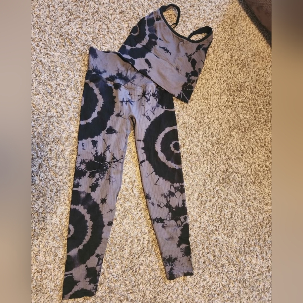 Tie-Dye Tank and Leggings Set
